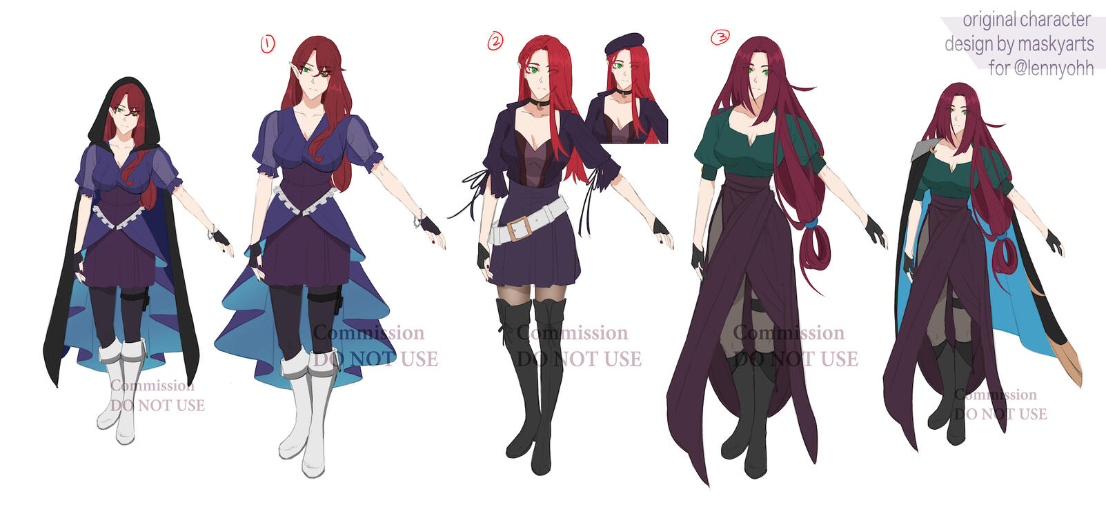 Original Character Design for @lennyohh on Twitter.